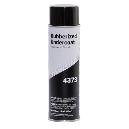Transtar Autobody Technology Rubberized Undercoat, 20 oz, Can 4373